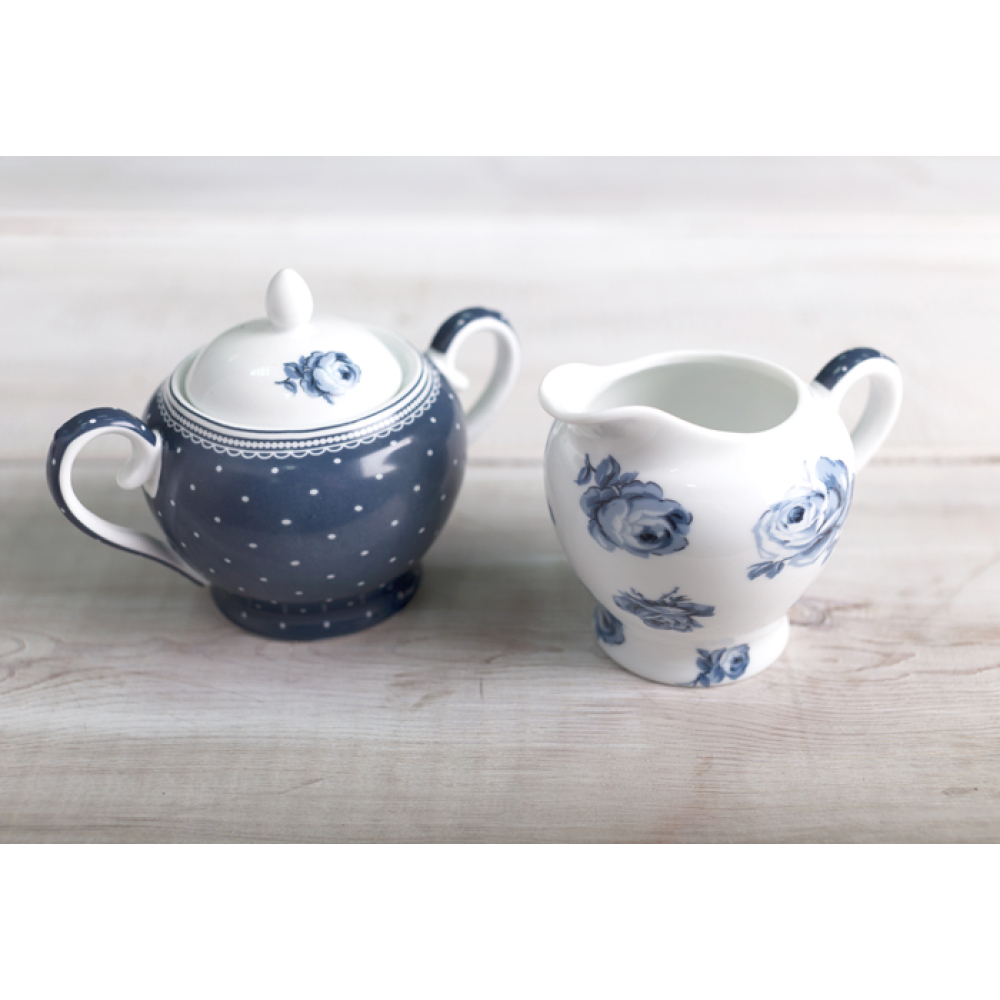 Набор CreativeTops VINTAGE INDIGO: сахарница и молочник, фарфор
