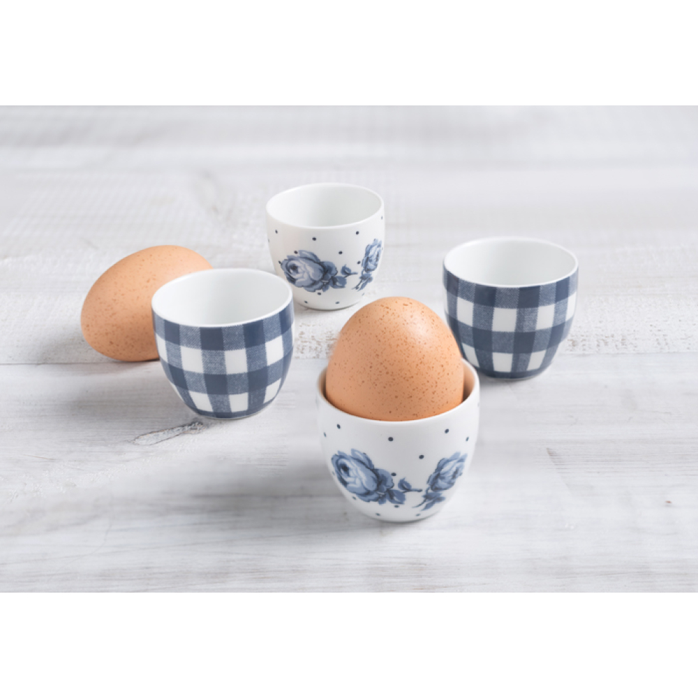 Набір підставок для яєць CreativeTops VINTAGE INDIGO, порцеляна, 4шт.