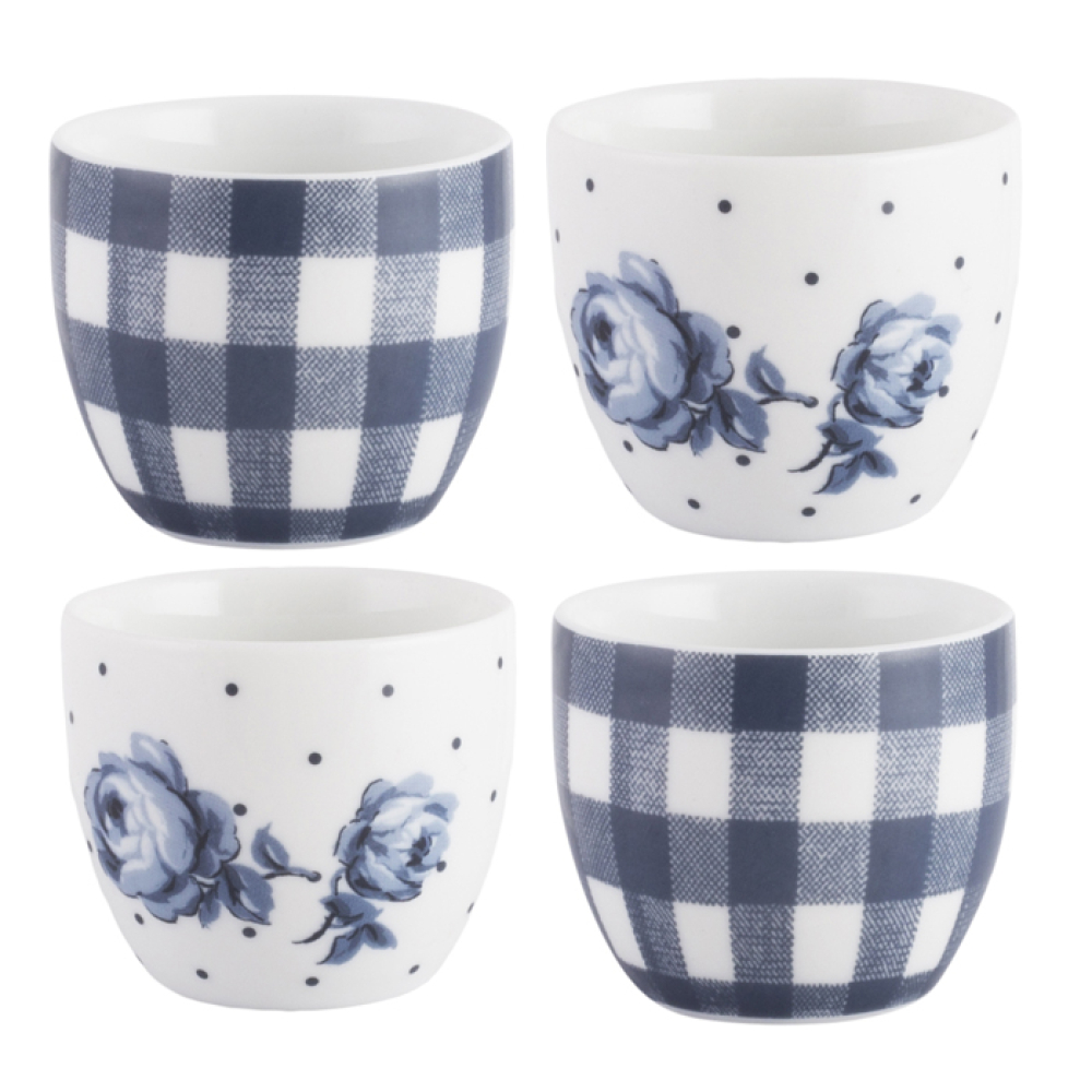 Набор подставок для яиц CreativeTops VINTAGE INDIGO, фарфор, 4 шт.