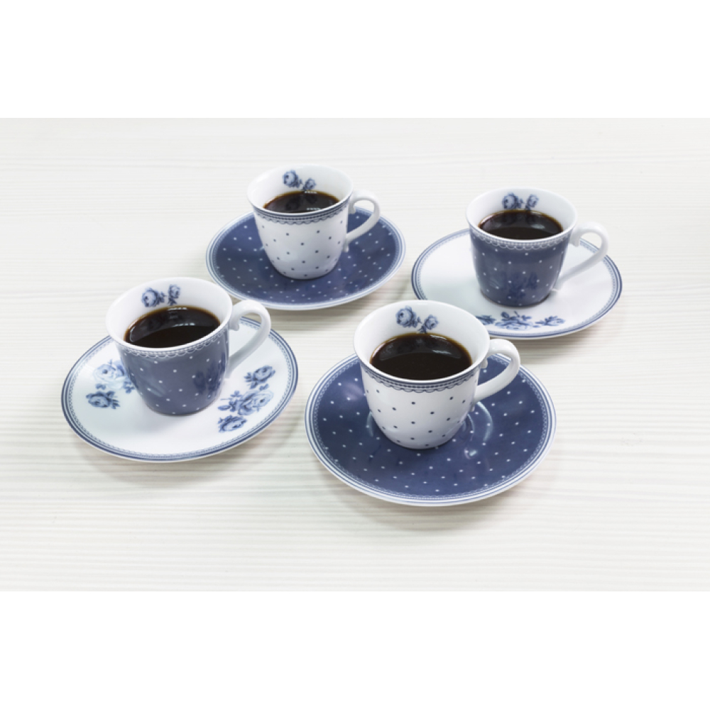 Набір чашок для кави CreativeTops VINTAGE INDIGO, порцеляна, 4 шт.