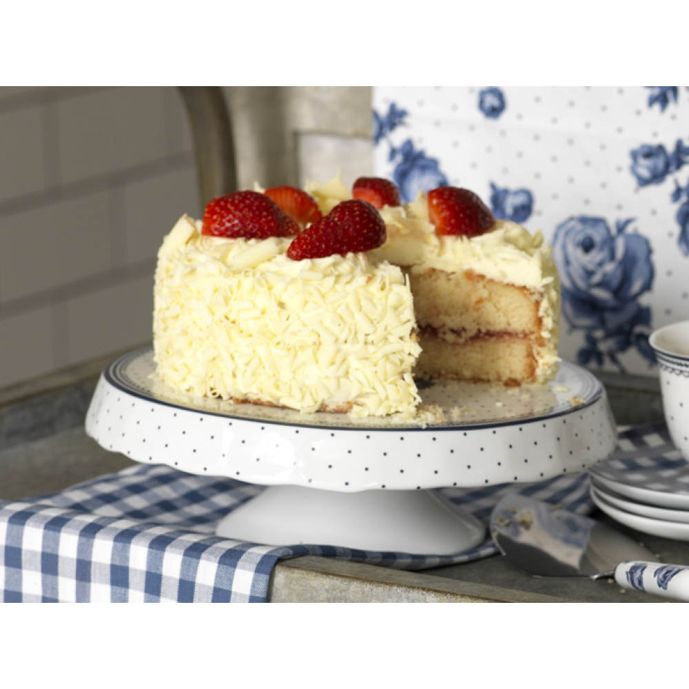 Подставка для торта CreativeTops VINTAGE INDIGO, фарфор, диам. 26 см