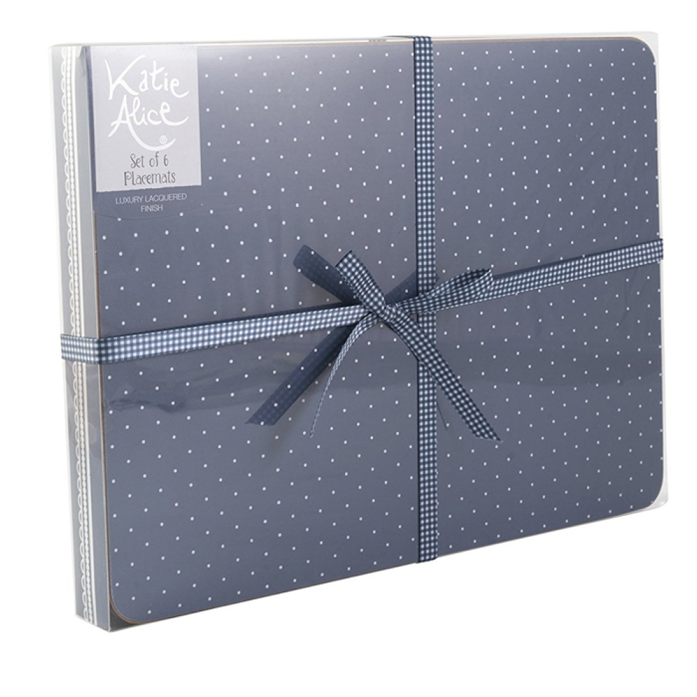 Набор пробковых подставок под тарелки CreativeTops VINTAGE INDIGO, 6 шт.