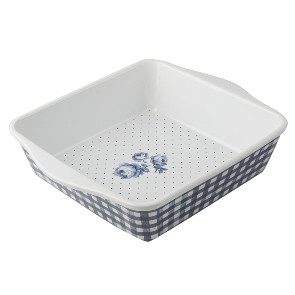Форма керамическая для запекания CreativeTops VINTAGE INDIGO, квадратная, 27 х 23 х 7 см