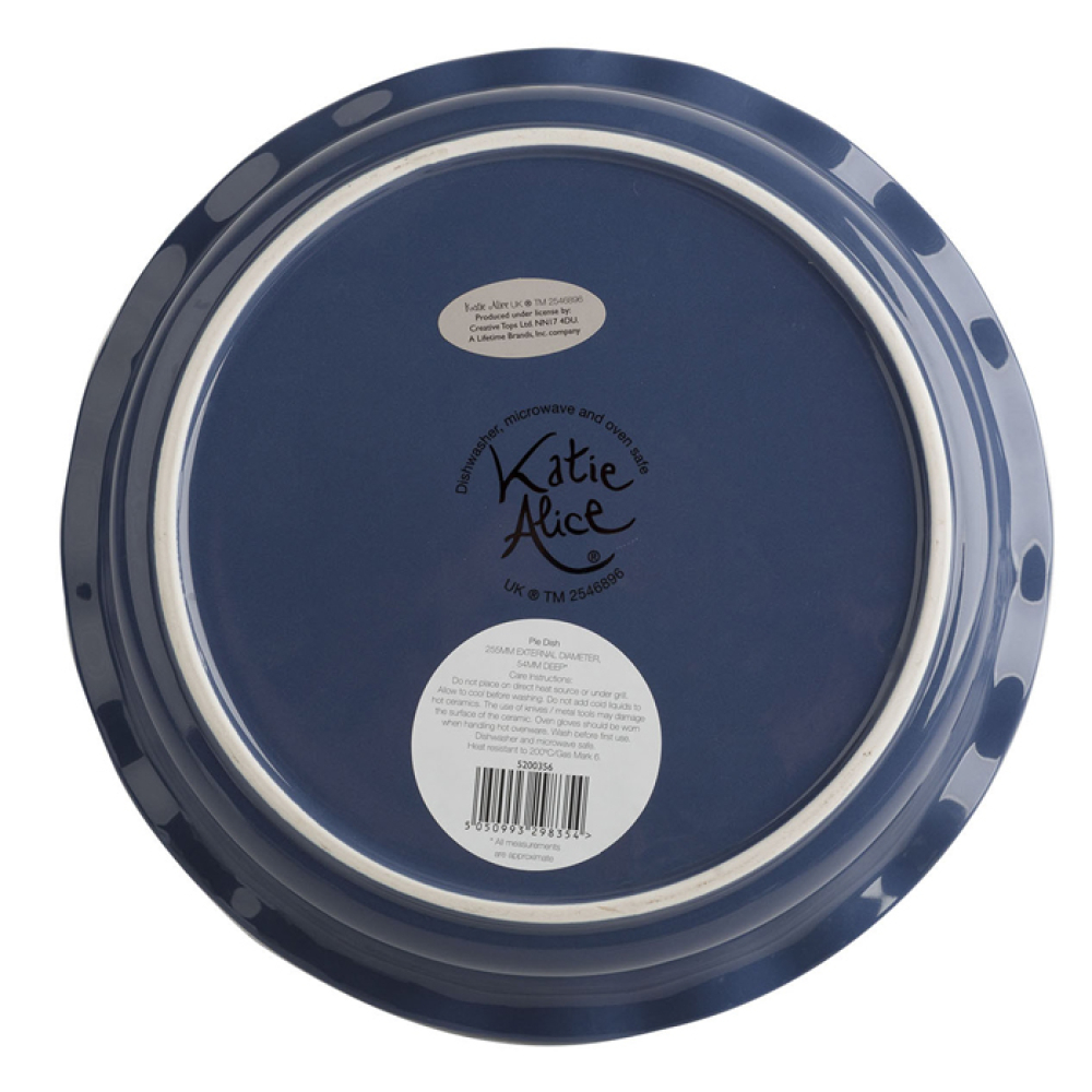 Тарілка для пирога CreativeTops VINTAGE INDIGO, порцеляна, діам. 25 см