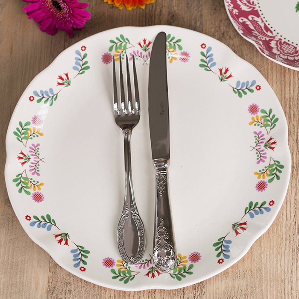 Тарелка обеденная CreativeTops FESTIVAL FOLK, керамика, диам. 27 см