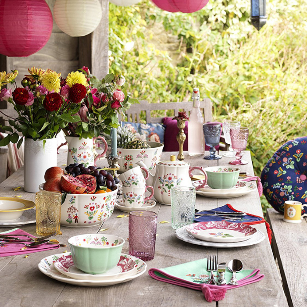 Тарелка обеденная CreativeTops FESTIVAL FOLK, керамика, диам. 27 см