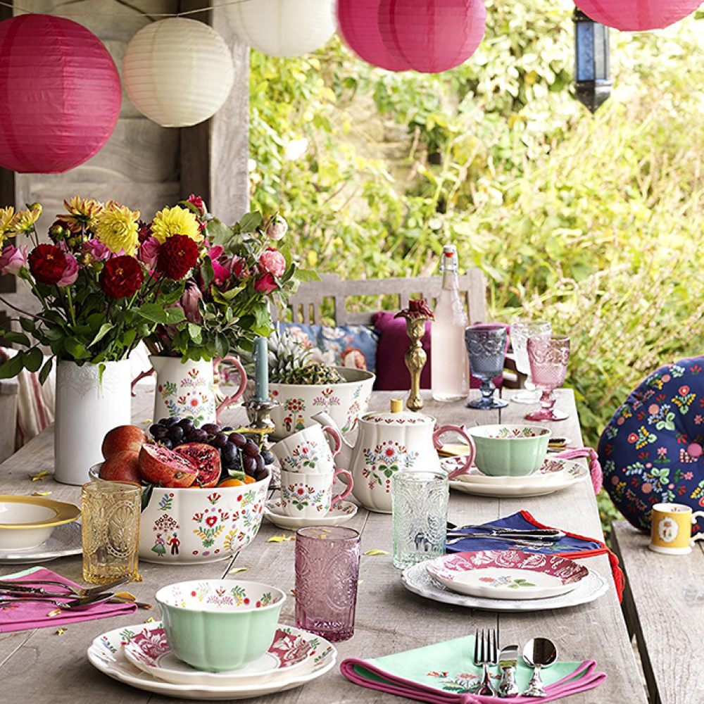 Склянка CreativeTops FESTIVAL FOLK зелена, 350 мл