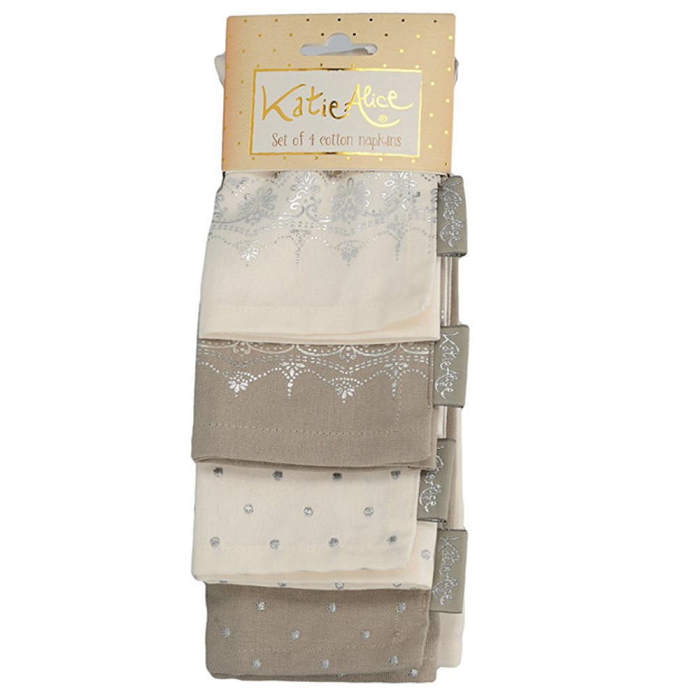 Набор салфеток CreativeTops DITSY FLORAL, 100% хлопок, 4 шт.