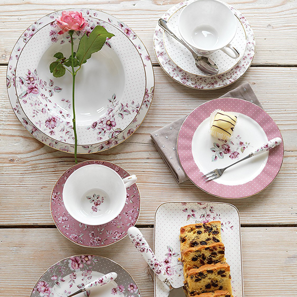 Кружка CreativeTops DITSY FLORAL розовая, фарфор, 230 мл