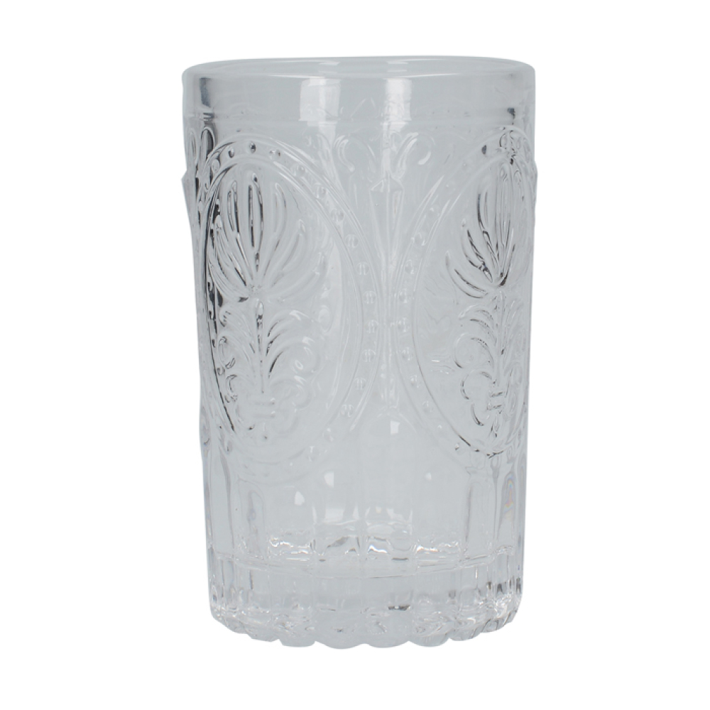 Стакан для напитков CreativeTops, тисненное стекло, 200 мл