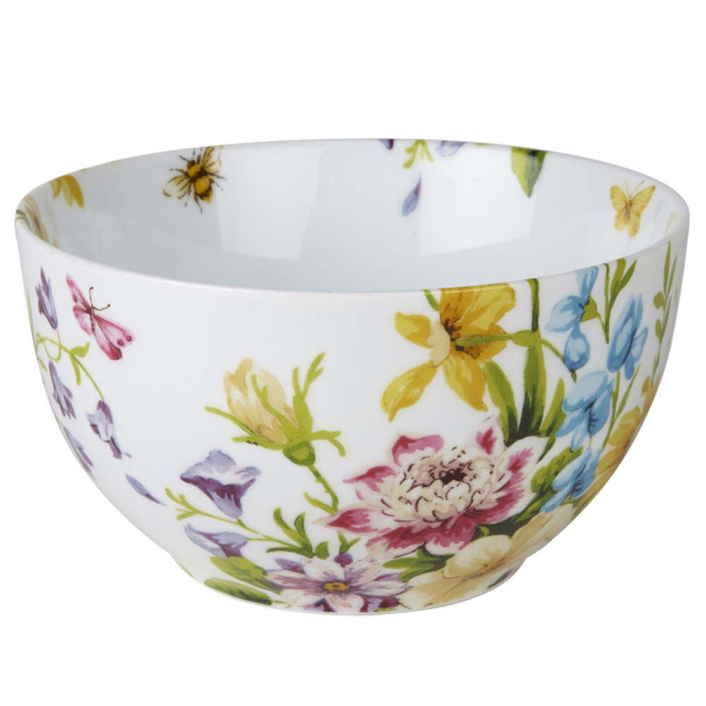 Миска для мюслі CreativeTops FLORAL ENGLISH GARDEN, порцеляна, діам. 15 см