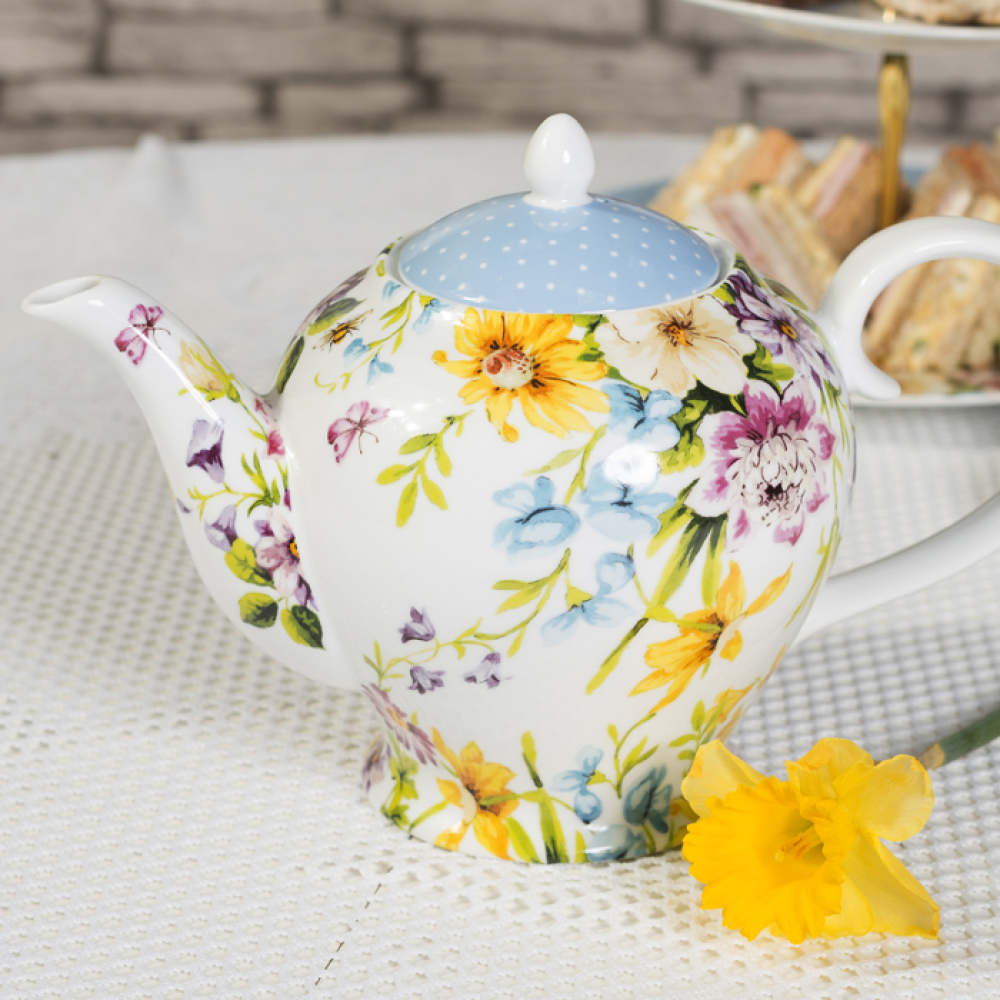 Чайник заварювальний CreativeTops ENGLISH GARDEN, порцеляна, 1300 мл