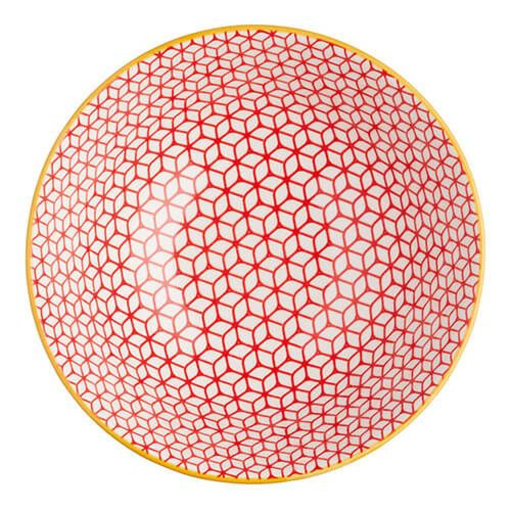 Миска Kitchen Craft GEOMETRIC BLUE, керамика, диам. 16 см, 500 мл