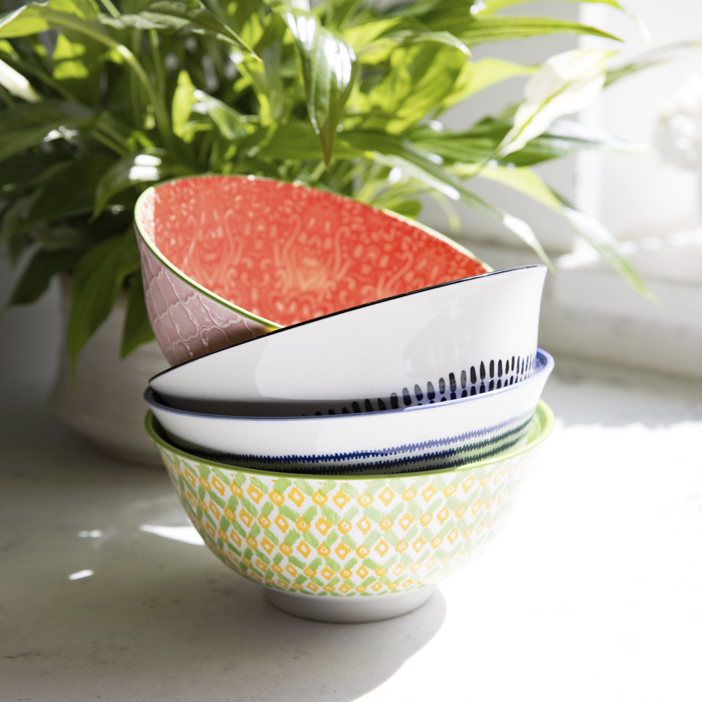 Миска Kitchen Craft RED DAMASK, керамика, диам. 16 см, 500 мл