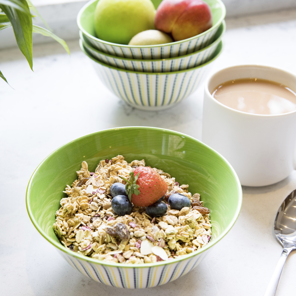 Миска Kitchen Craft LIME HUES, кераміка, діам. 16 см, 500 мл