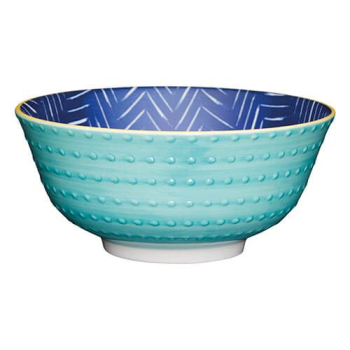 Миска Kitchen Craft LEAFY INDIGO, керамика, диам. 16 см, 500 мл