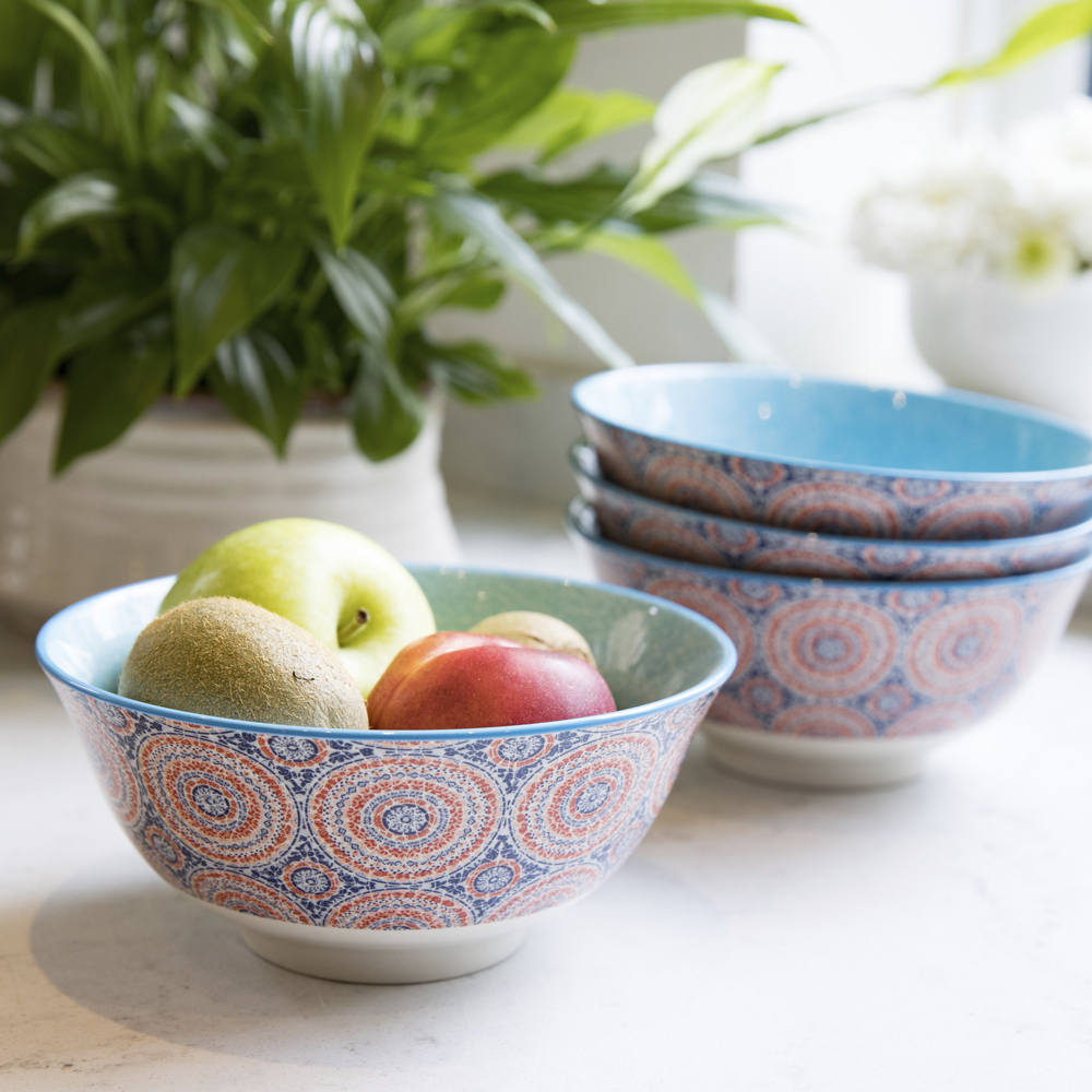 Миска Kitchen Craft MOSAIC, керамика, диам. 16 см, 500 мл