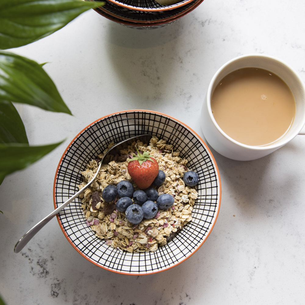 Миска Kitchen Craft BLACK TILE, керамика, диам. 16 см, 500 мл