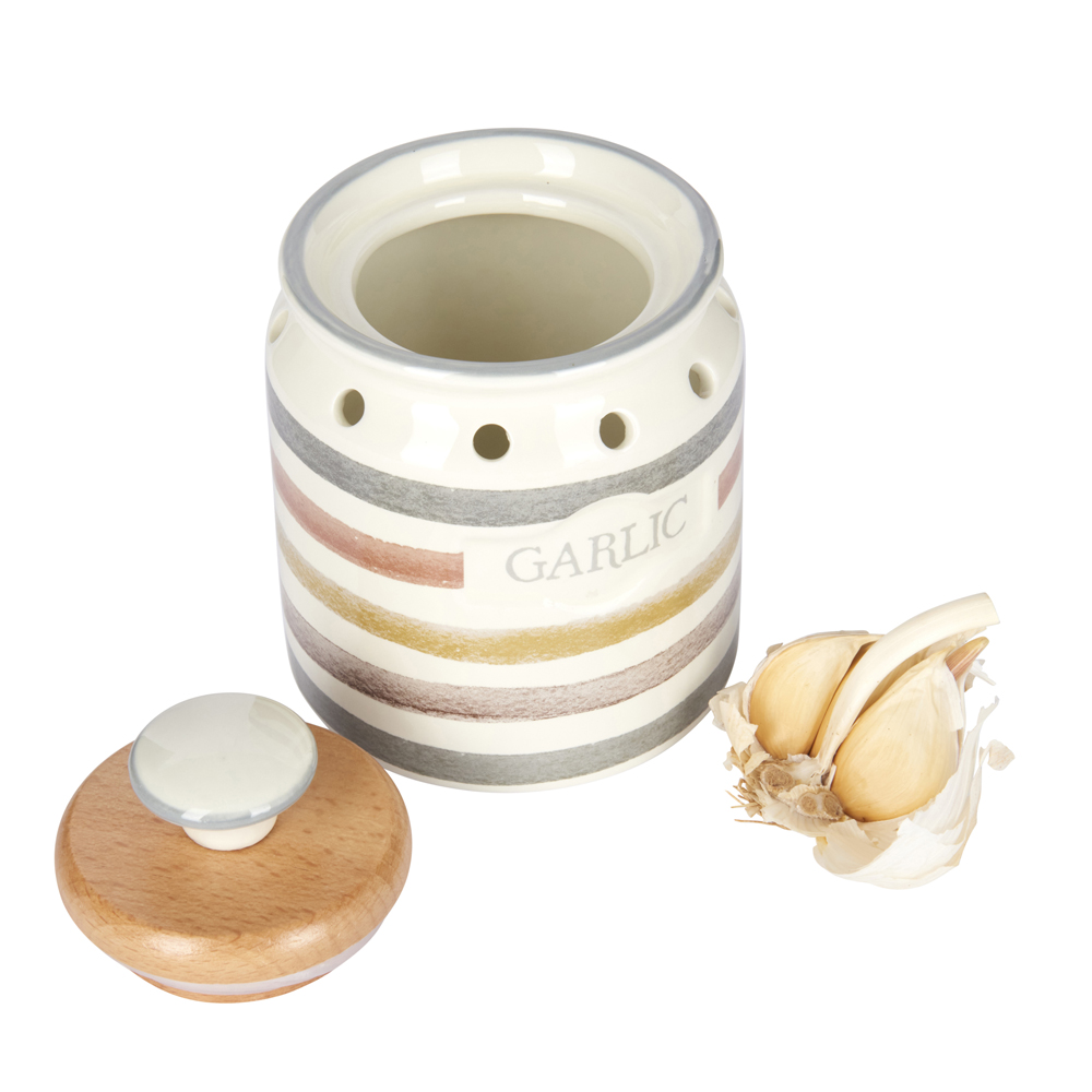 Банка для часнику Kitchen Craft CLASSIC COLLECTION, кераміка, 1050 мл, 8 х 8 х 14 см