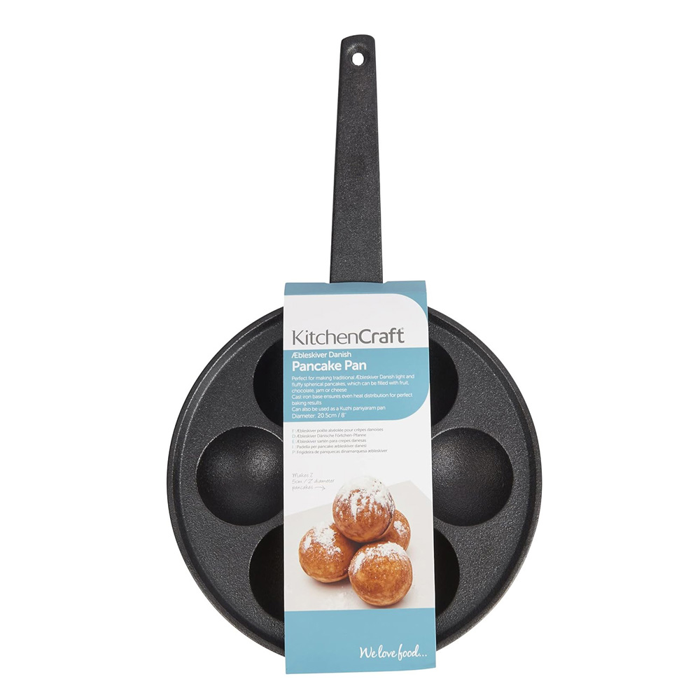 Сковорода для датских панкейков Kitchen Craft, чугун, диам. 20 см