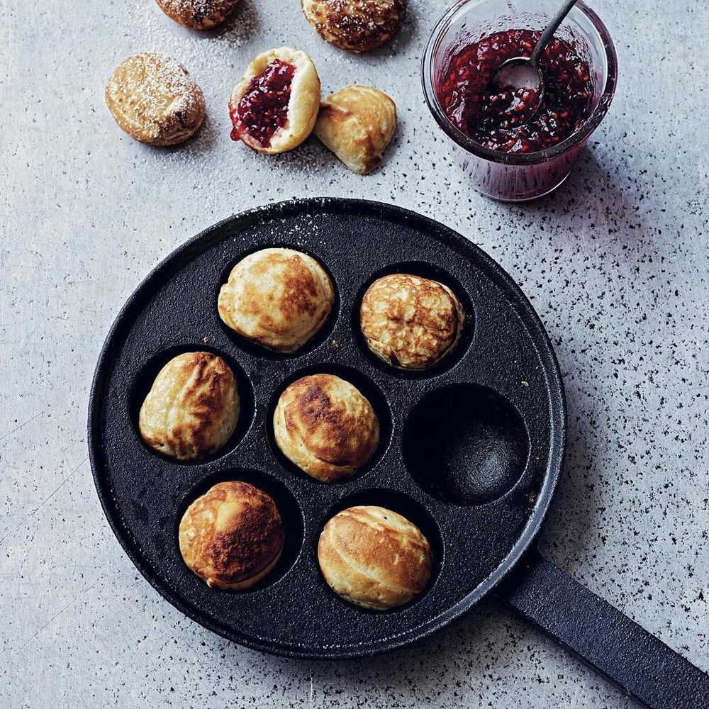 Сковорода для датских панкейков Kitchen Craft, чугун, диам. 20 см