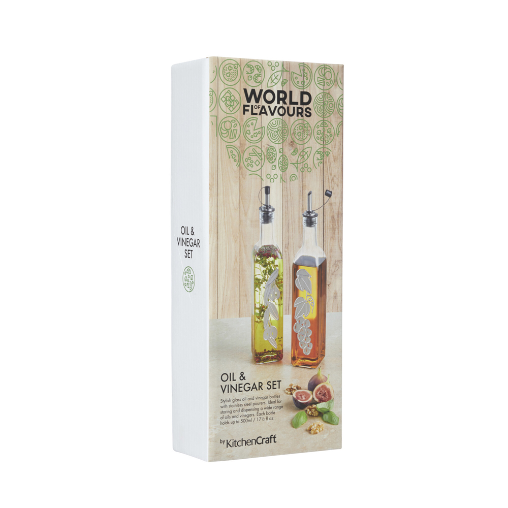 Набір для олії та оцту Kitchen Craft WORLD OF FLAVOURS, 500 мл, 2 пр.