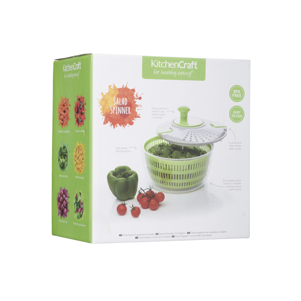 Сушилка для зелени и овощей Kitchen Craft, диам. 25 см