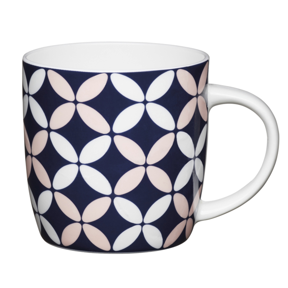 Кружка для чая Petals Kitchen Craft, фарфор, 425 мл