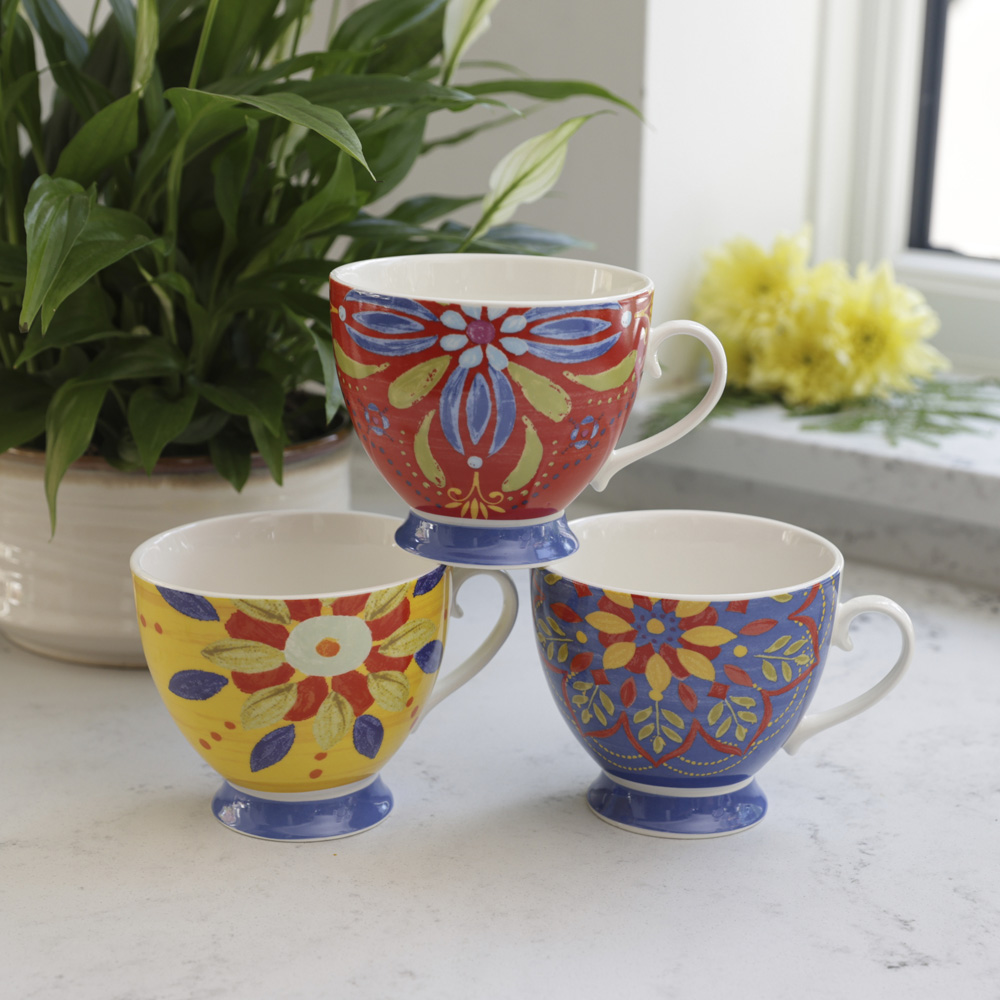 Чашка Kitchen Craft RED MORROCCAN, фарфор, 400 мл