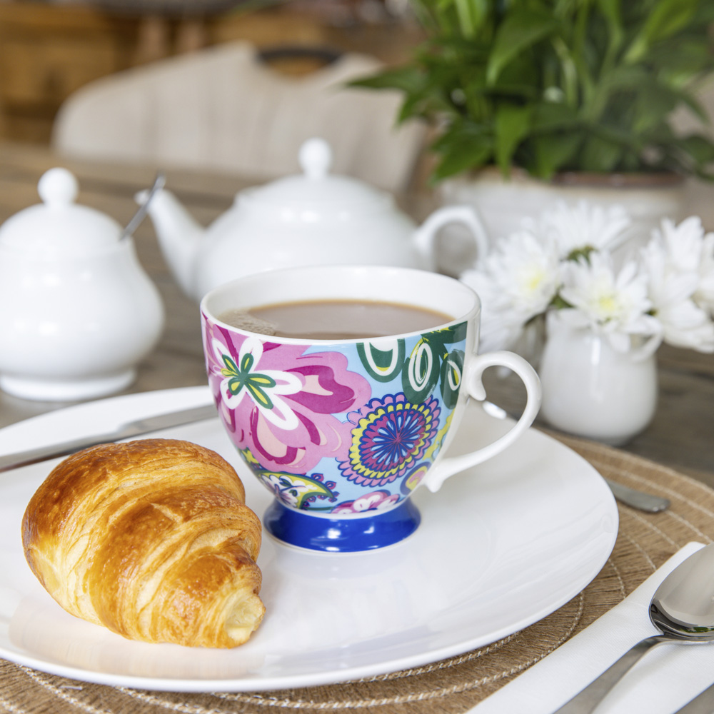 Чашка Kitchen Craft BRIGHT FLORAL, фарфор, 400 мл