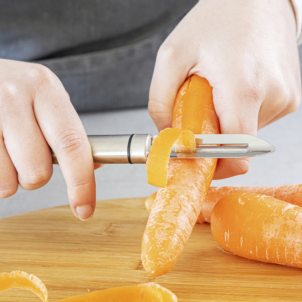 Овочечистка з вертикальним лезом Kitchen Craft PRO, 20,5 см