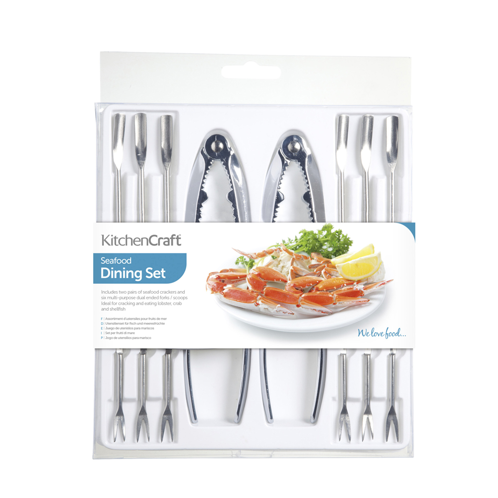 Набір для оброблення морепродуктів Kitchen Craft SEAFOOD, 8 пр.