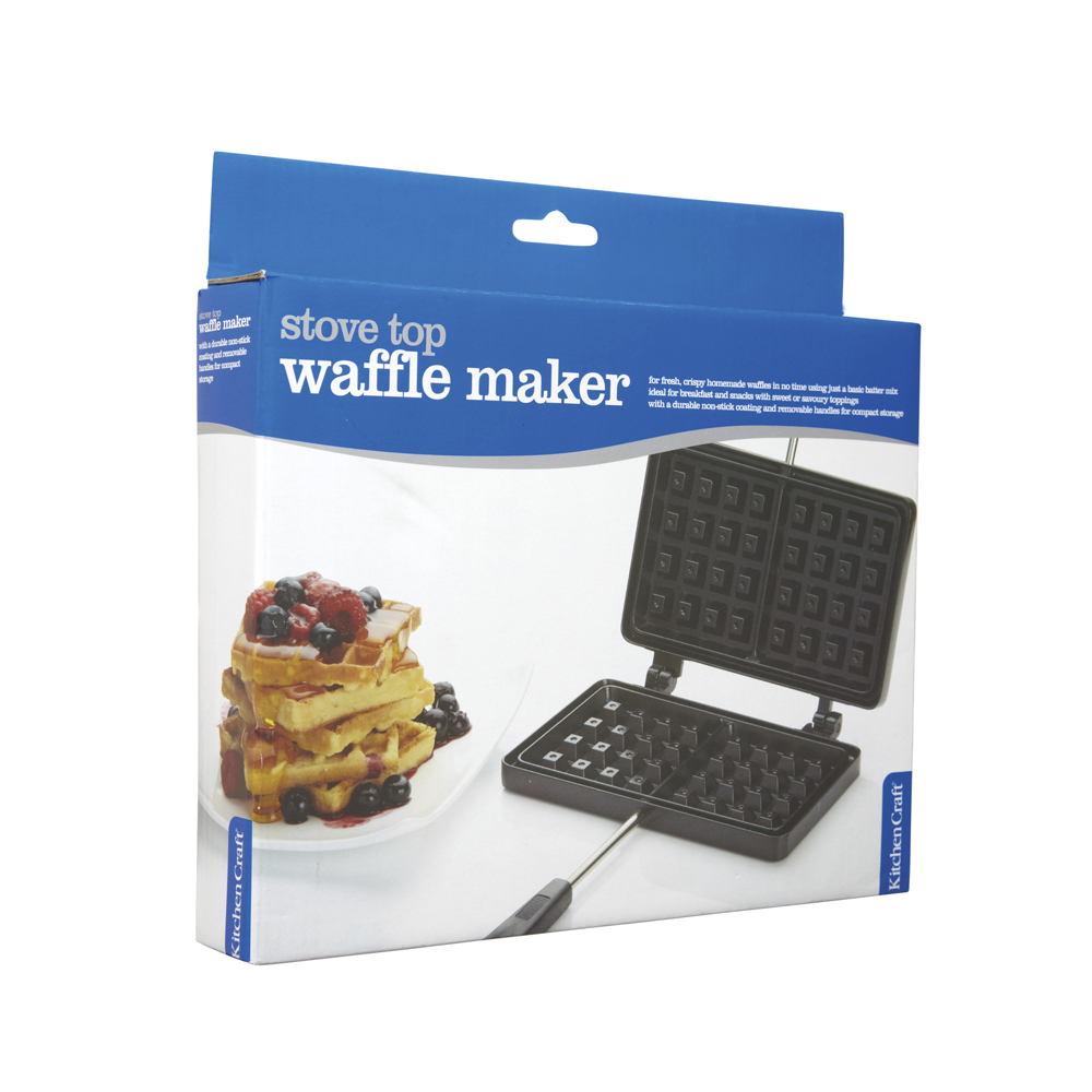 Вафельниця з антипригарним покриттям Kitchen Craft, 22 х 13 см
