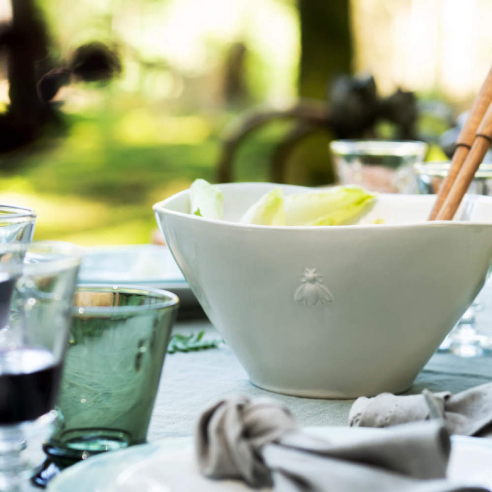 Миска для салата La Rochere ABEILLE ECRU, керамика, диам. 26 см, 3,3 л