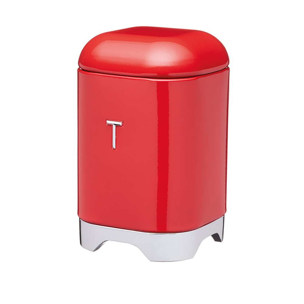 Емкость Kitchen Craft для чая, 1 л, 11х16 см, красная