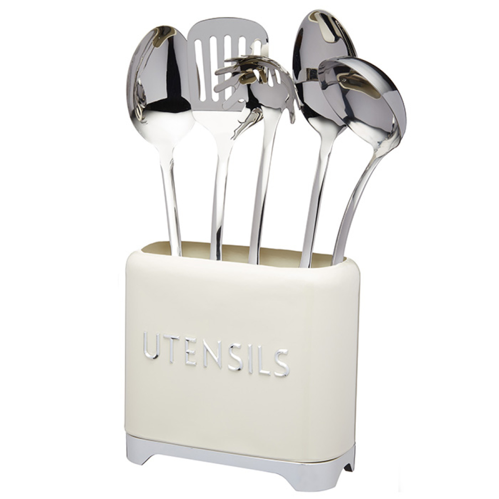 Подставка Kitchen Craft для аксессуаров, 12х14 см, кремовая