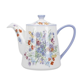 Чайник заварочный London Pottery VISCRI MEADOW, керамика, слоновая кость/васильковый синий, 900 мл
