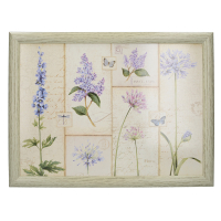 Піднос із підкладкою Kitchen Craft Etude de fleur, 44 x 34 см