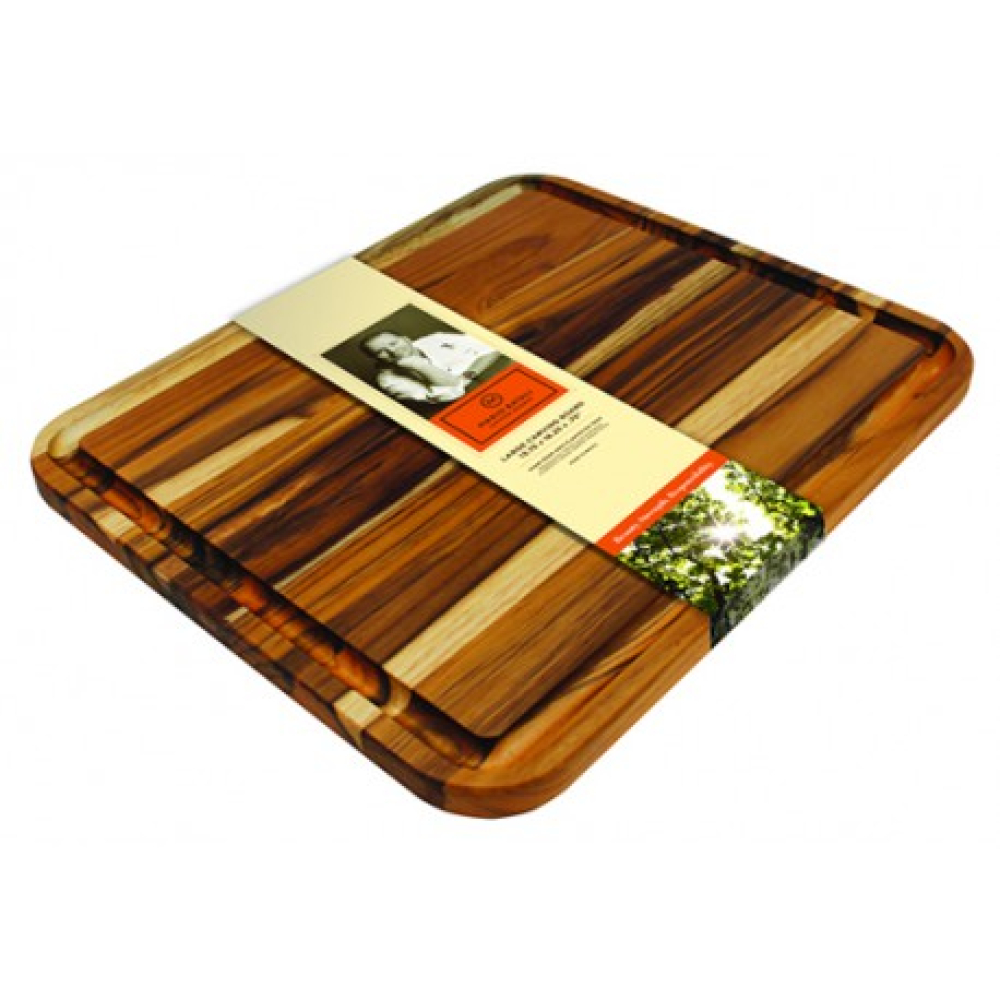 Доска для нарезки Madeira Edge Grain, тик, 34,9 х 41,3 х 1,9 см