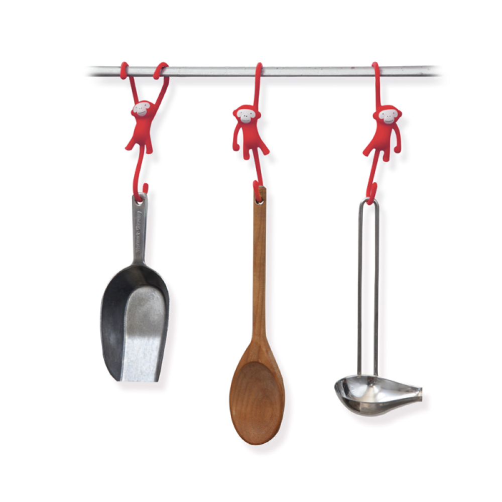 Крючки Monkey Business для кухонных аксессуаров, 3 шт.