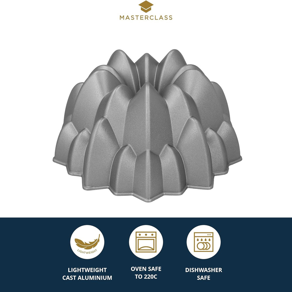 Декоративная форма для выпечки Kitchen Craft MASTERCLASS PEAK, алюминий, 22,5 х 22,5 х 11 см