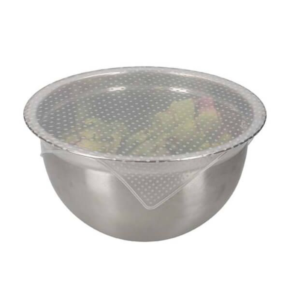 Набір силіконових кришок Kitchen Craft, 19,5 см, 4 шт.