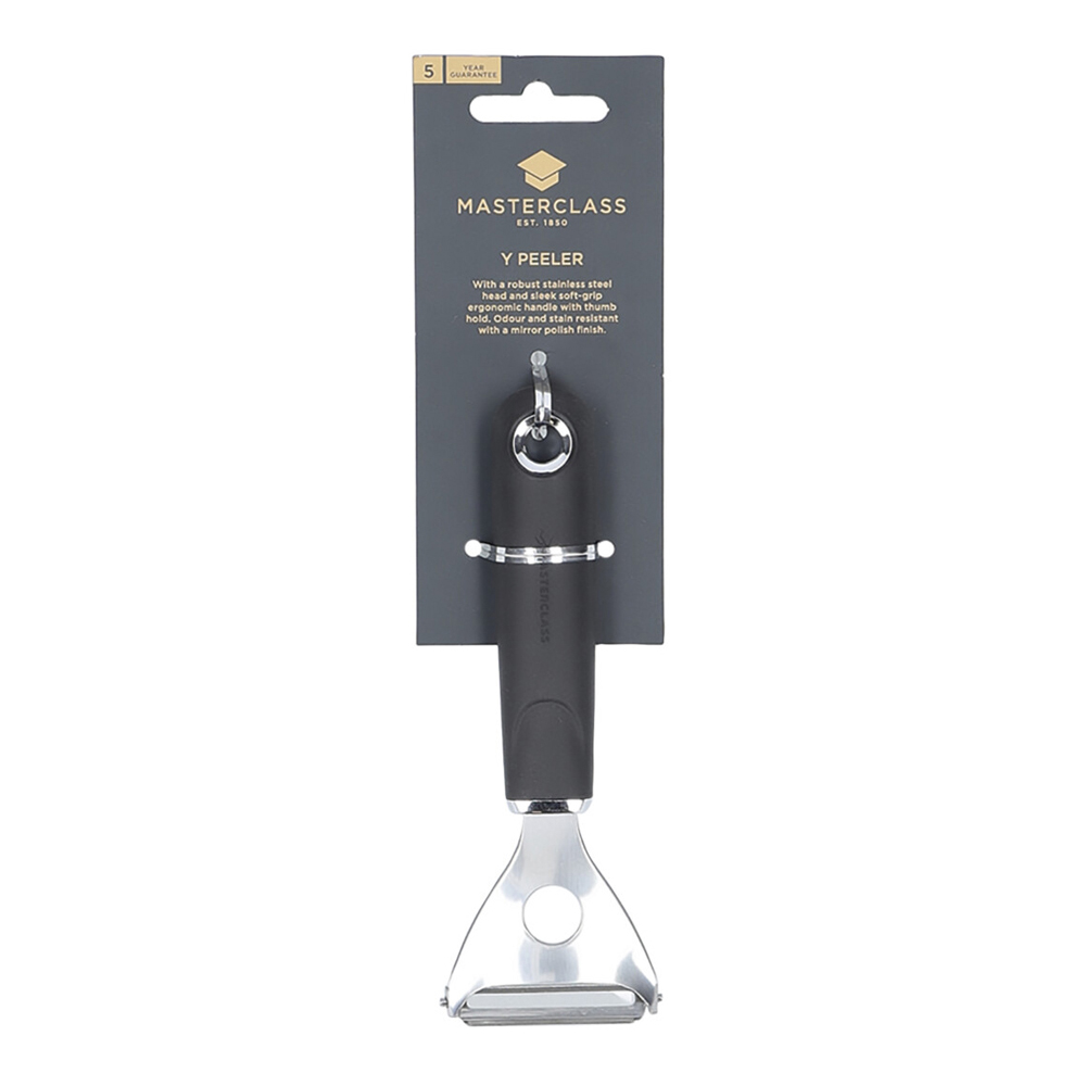 Овощечистка с горизонтальным лезвием Kitchen Craft MASTERCLASS SOFT GRIP