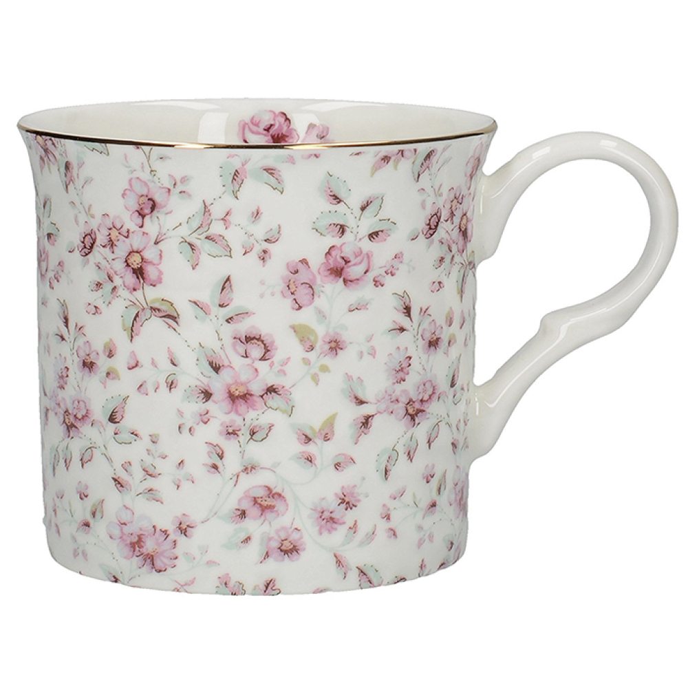 Кружка CreativeTops DITSY FLORAL белая, фарфор, 230 мл