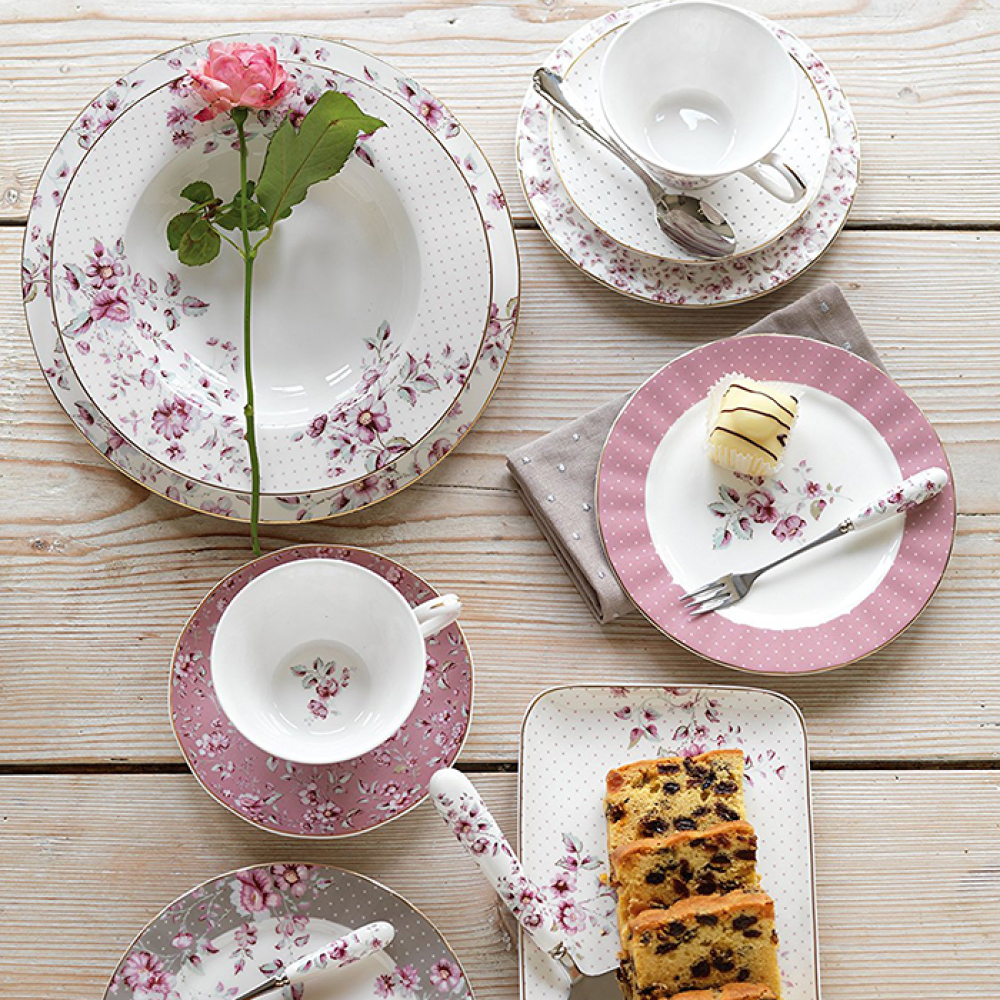 Кружка CreativeTops DITSY FLORAL белая, фарфор, 230 мл