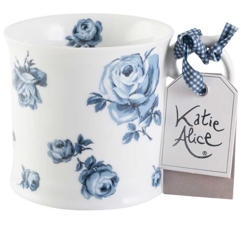 Кухоль для чаю Katie Alice VINTAGE INDIGO White Floral, порцеляна, 400 мл