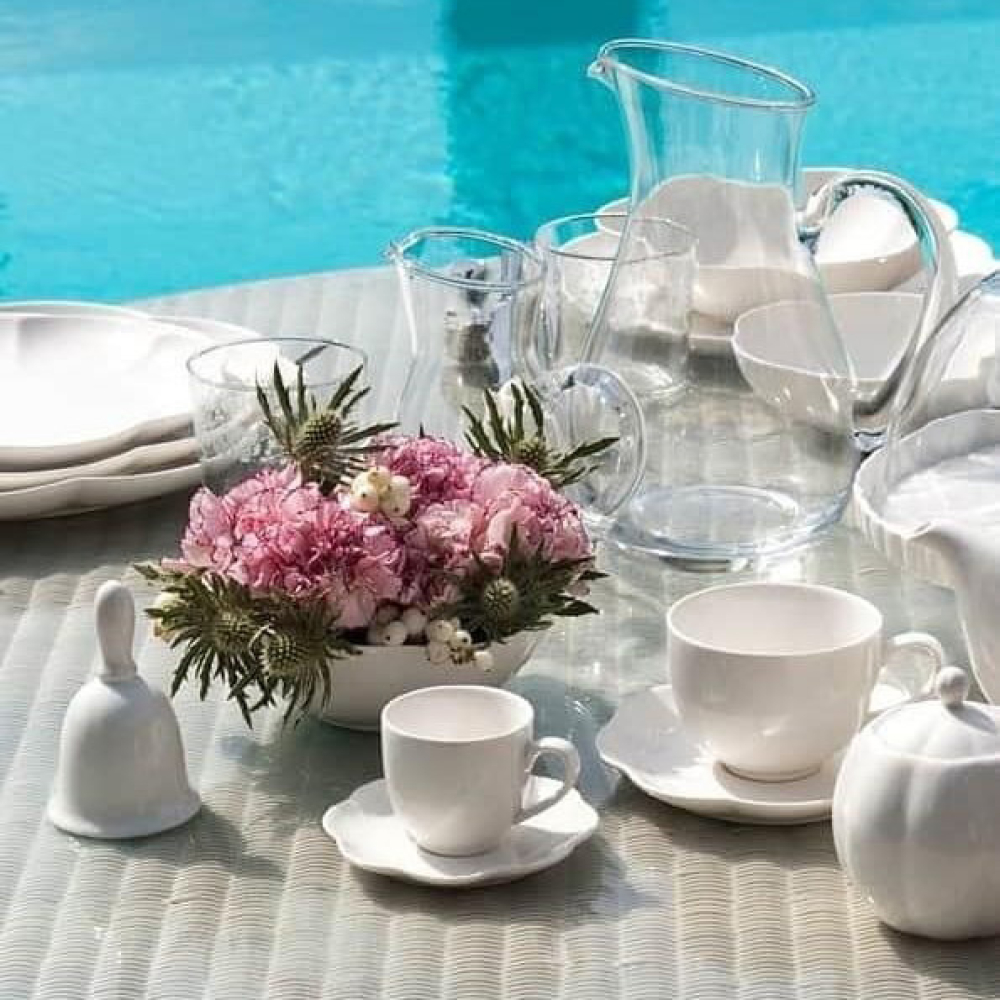 Чашка велика з блюдцем La Porcellana Bianca VILLADEIFIORI, порцеляна, 450 мл