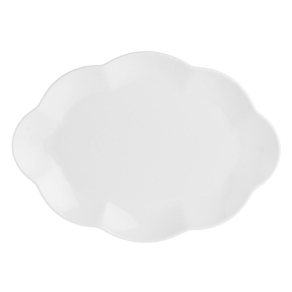 Блюдо сервірувальне овальне La Porcellana Bianca VILLADEIFIORI, порцеляна, 36 см