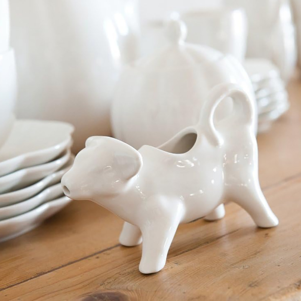 Масленка COW La Porcellana Bianca MUCCHINE, фарфор, 18 х 11 см
