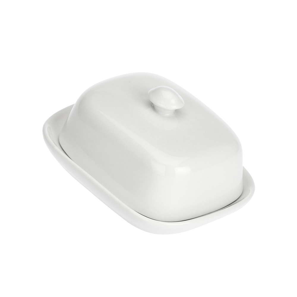 Масленка La Porcellana Bianca TERRINE, фарфор, 12 х 9,5 см